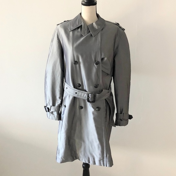 Escada Margaretha Ley Gray Shimmer Coat 38/M